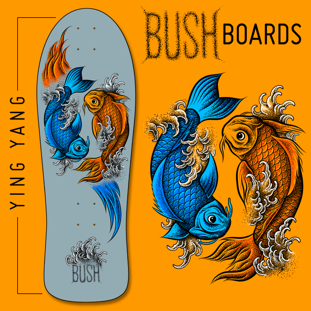 BUSH Skateboards Ying Yang